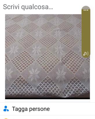 Copriletto uncinetto