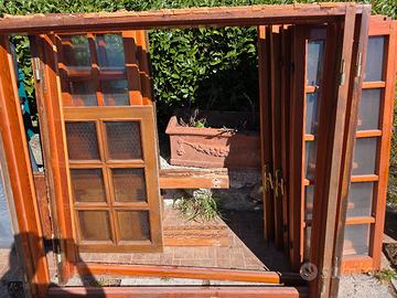 finestre in legno douglas