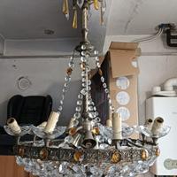 Lampadario stile liberty