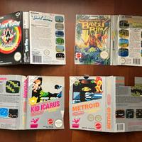 NINTENDO NES PAL A BOX PARZIALI DANNEGGIATI 100% O