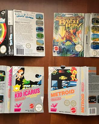 NINTENDO NES PAL A BOX PARZIALI DANNEGGIATI 100% O