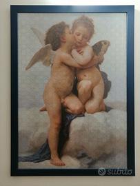 CORNICE BLU CON PUZZLE