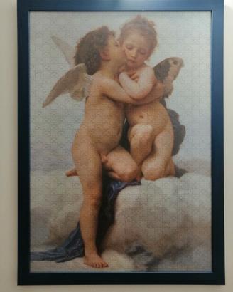 CORNICE BLU CON PUZZLE
