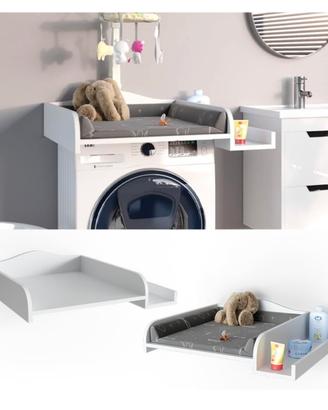 Vicco Piano fasciatoio, Bianco, lavatrice