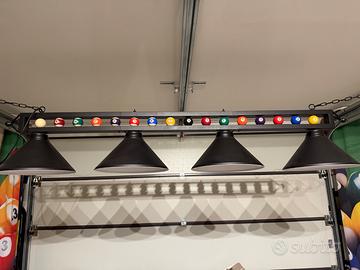 Titolo: Lampadario Biliardo XXL 190cm 4 Luci con 1