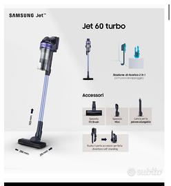 Aspirapolvere samsung Jet 60 turbo