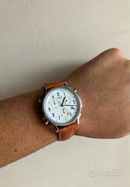 Orologio Citizen Chronograph Vintage Pelle Marrone