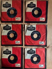 Collezione vinili 45 giri  in blocci
