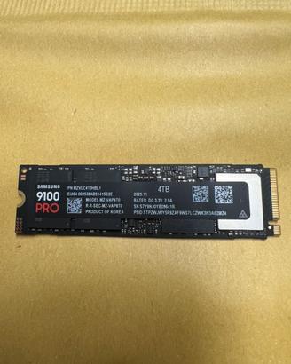 Samsung SSD 9100 pro 4 Tb