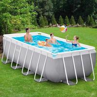 Piscina rettangolare intex + pompa + luce