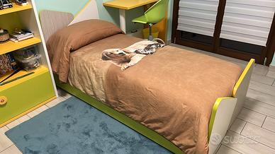 Letto standard con materasso memory formato e seco