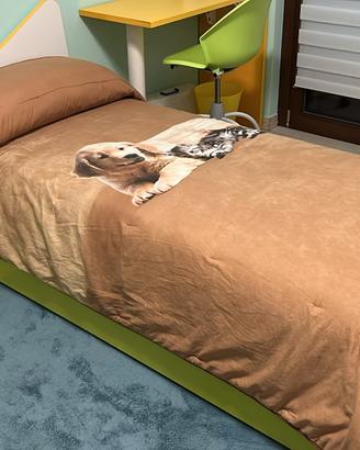 Letto standard con materasso memory formato e seco