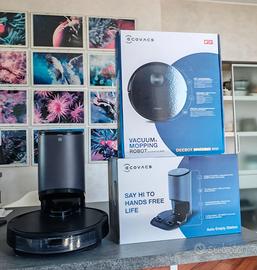 Ecovacs Ozmo T8 AIVI + base + ricambi + accessori!