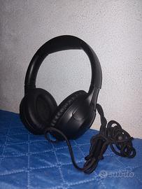 cuffie con cavo nere 