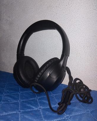 cuffie con cavo nere 