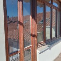 FINESTRA + PORTAFINESTRA IN LEGNO VERANDA