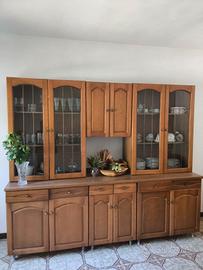 CREDENZA IN LEGNO MASSICCIO