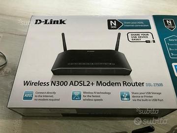D-LINK DSL-2750B Wireless N ADSL2+ Modem Router