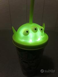 bicchiere alien toy story luce Pizza planet disney