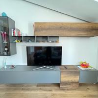 Parete attrezzata e madia