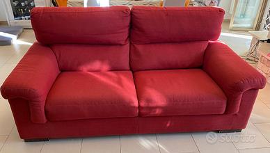 Divano poltrone sofà rosso