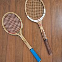 Racchette vintage in legno