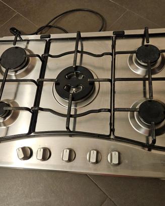 Fornello 5 fuochi Hotpoint - Ariston PC 750 T X/HA