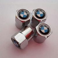 4 TAPPI COPRIVALVOLA BMW CON LOGO FACILI DA MONTAR