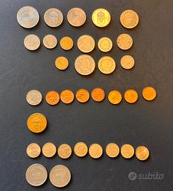 Lotto 34 Monete Mondiali