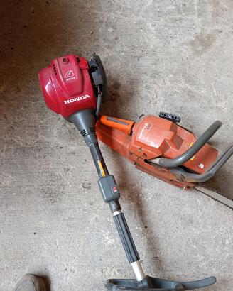 decespugliatore Honda e motosega