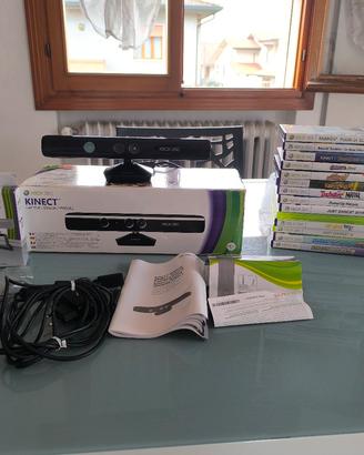 Lotto Kinect Xbox 360 con 14 giochi e accessori 