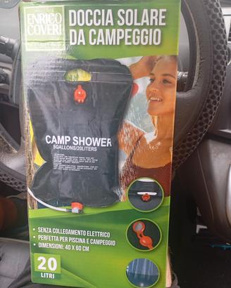 doccia da campeggio 