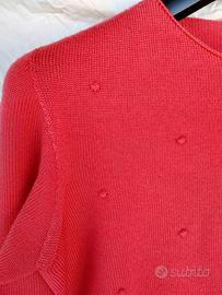maglia merinos corallo 