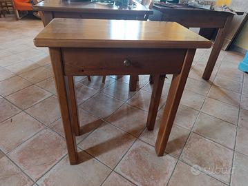 Consolle in Legno Massello con Cassetto 