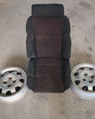 Cerchi e sedile 205gti