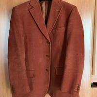 Giacca velluto a coste colore ruggine