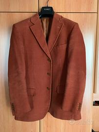 Giacca velluto a coste colore ruggine