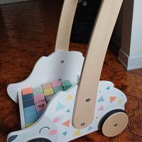 Primi Passi in Legno Eurekakids con 30 Cubetti