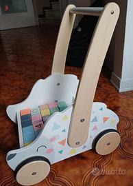 Primi Passi in Legno Eurekakids con 30 Cubetti