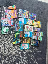 vari giochi e libri bambini