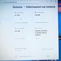 Portatile Lenovo I5 16gb Ram win11 pro