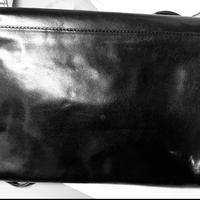 Borsa clutch donna in pelle nera