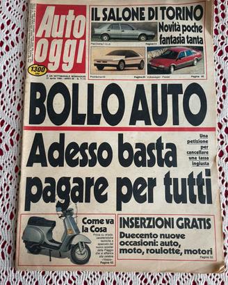 Auto Oggi n.71-72 21 aprile 1988