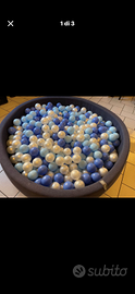 Piscina morbida KiddyMoon 120x30 con 600 palline