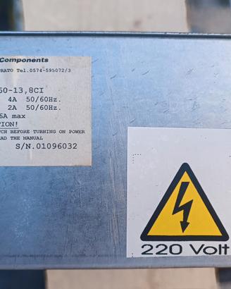 Caricabatterie 220v camper van SME150