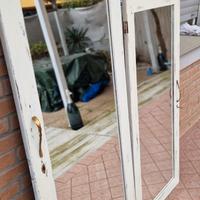 Specchi coppia vintage antichi originali in legno