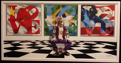 Serigrafia "Love in the world" di Gianni Moramarco