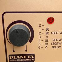 Stufa elettrica Planeta con termostato