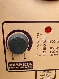 Stufa elettrica Planeta con termostato