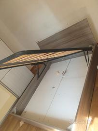 Plancia letto con doghe in legno